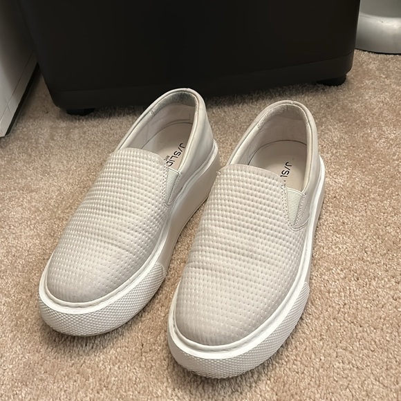 J/SLIDE Delia Perforated Slip on Platform Sneakers - Picture 2 of 8